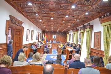 Sesión plenaria correspondiente al mes de noviembre (Foto Francisco Javier Santana)